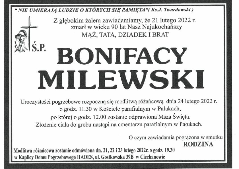 BONIFACY MILEWSKI