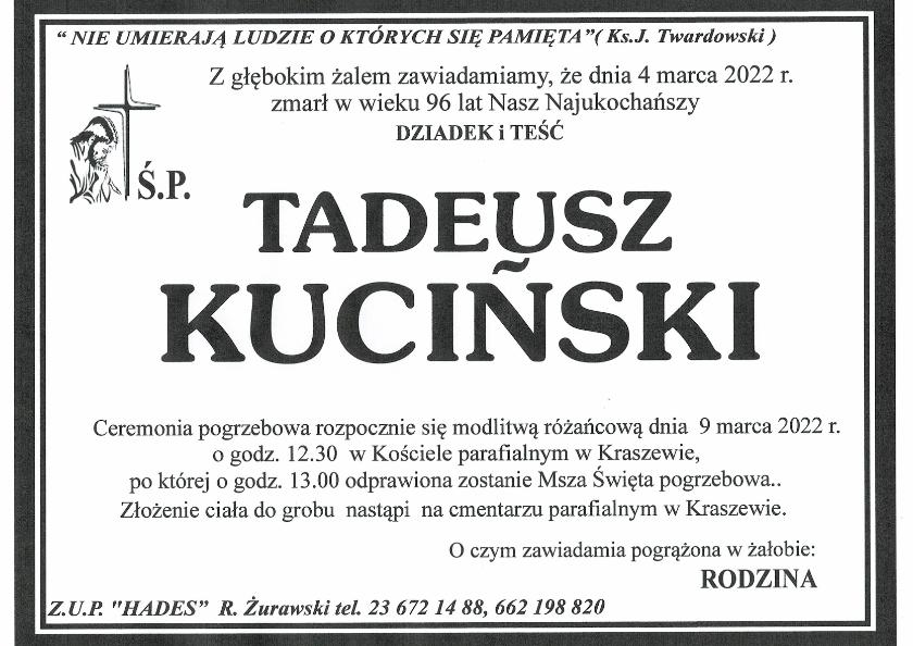 TADEUSZ KUCIŃSKI