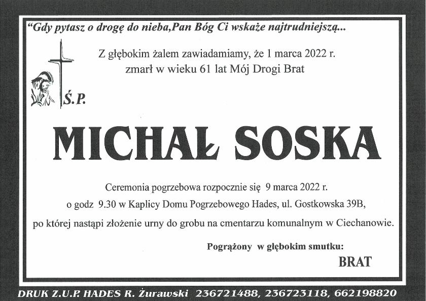 MICHAŁ SOSKA