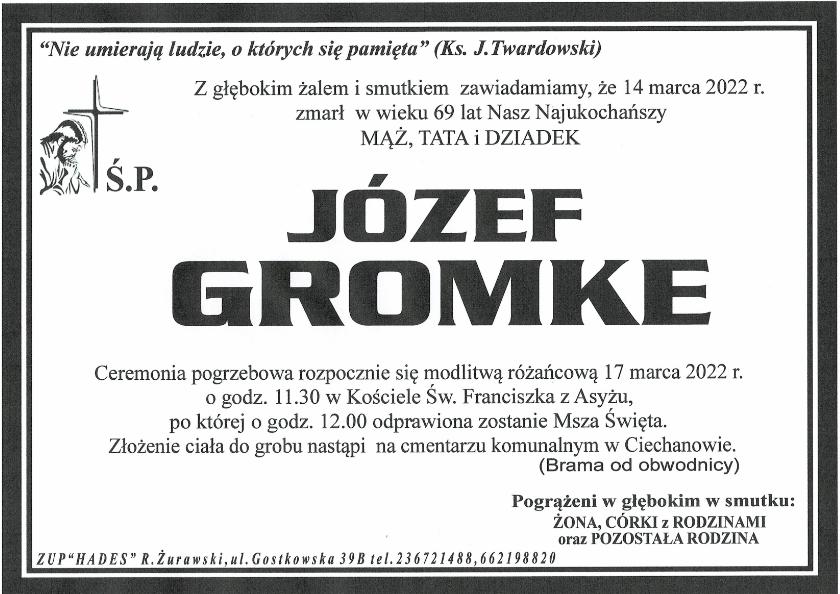 JÓZEF GROMKE