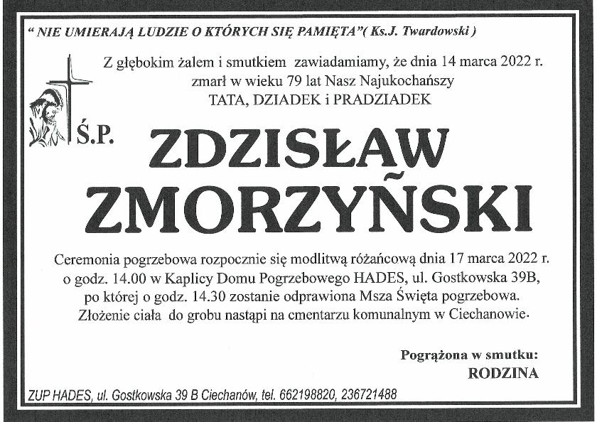 ZMORZYŃSKI ZDZISŁAW