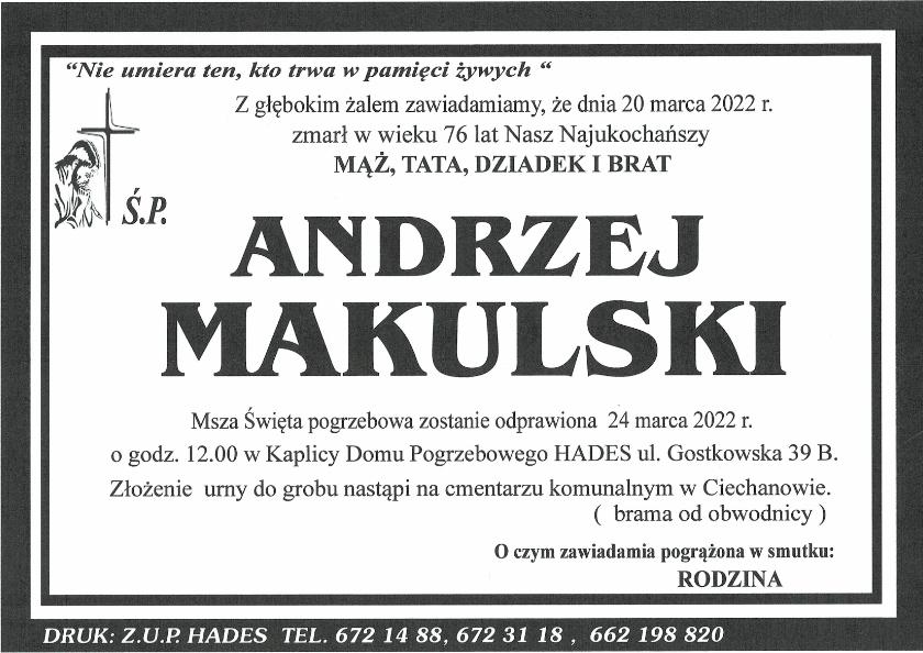 ANDRZEJ MAKULSKI