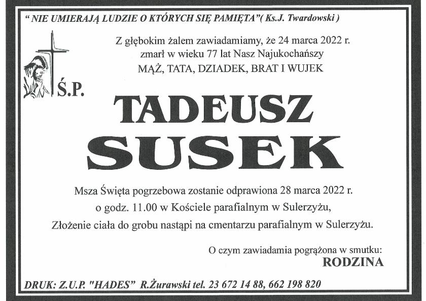 TADEUSZ SUSEK