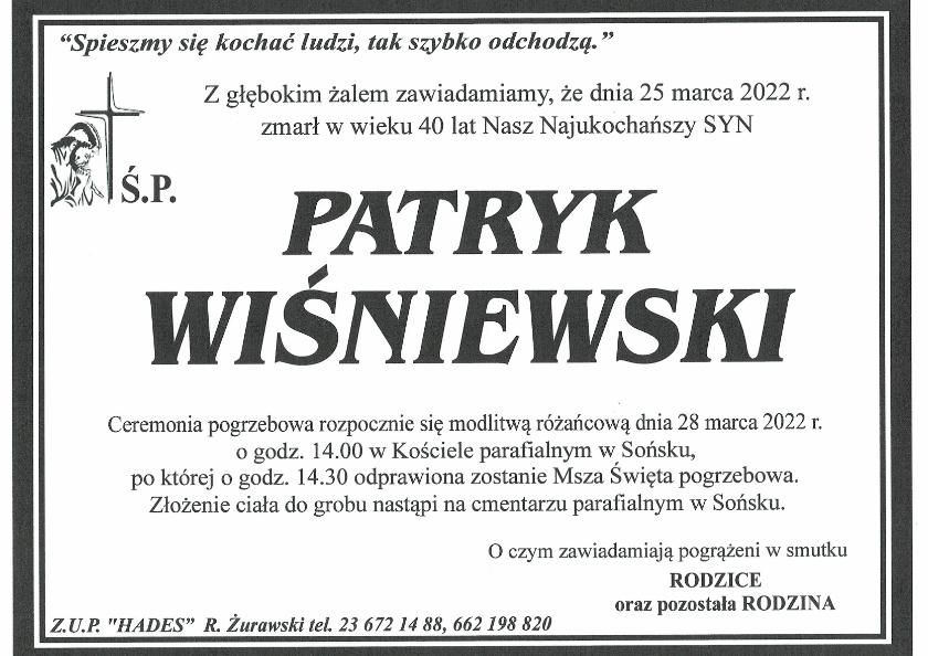 PATRYK WIŚNIEWSKI