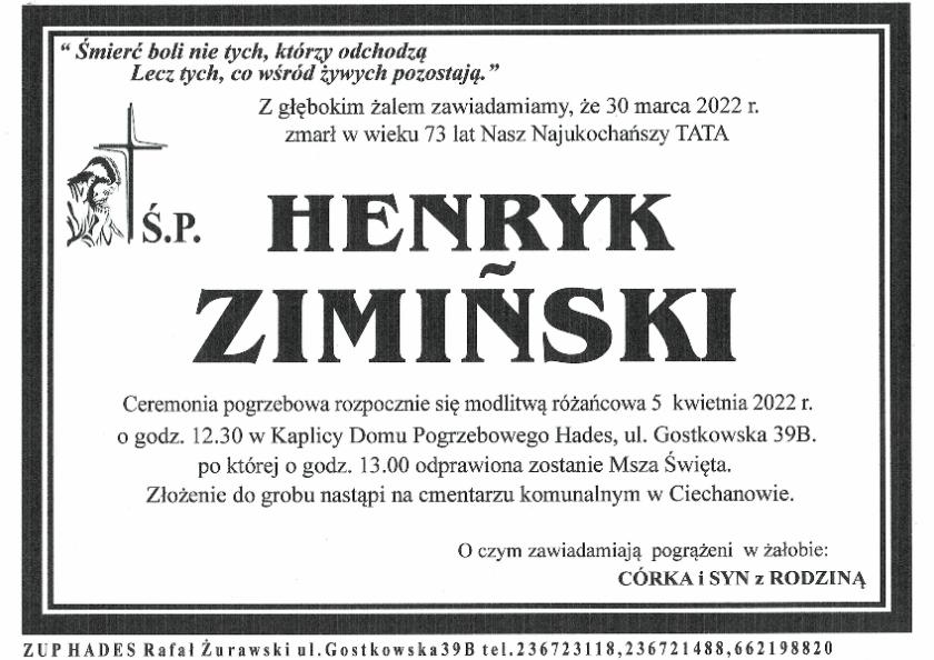 HENRYK ZIMIŃSKI