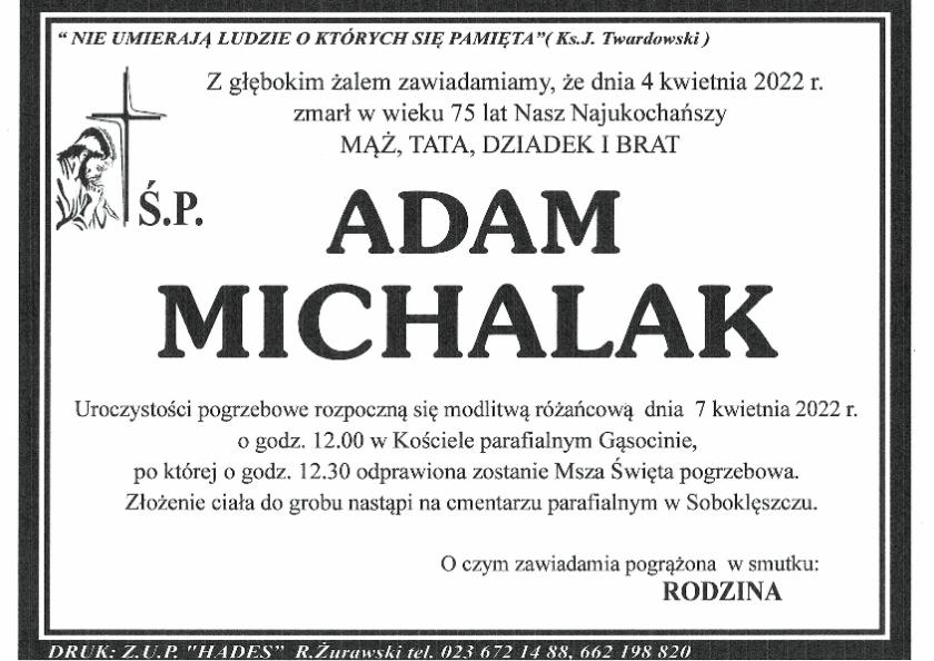 ADAM MICHALAK