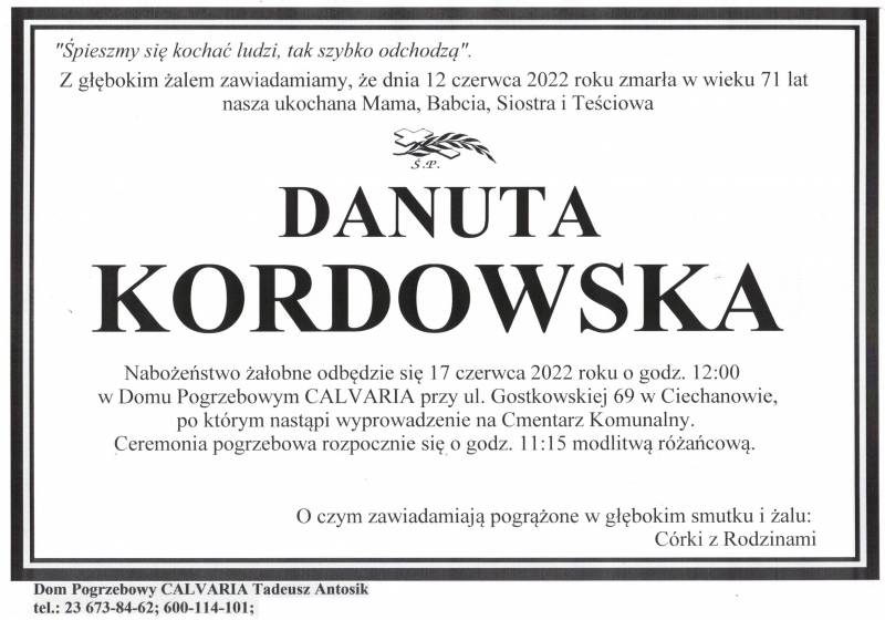 Danuta Kordowska
