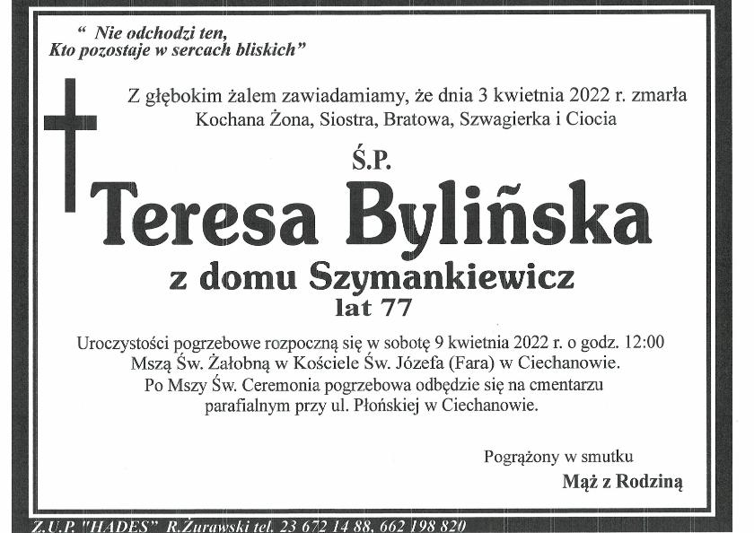 TERESA BYLIŃSKA
