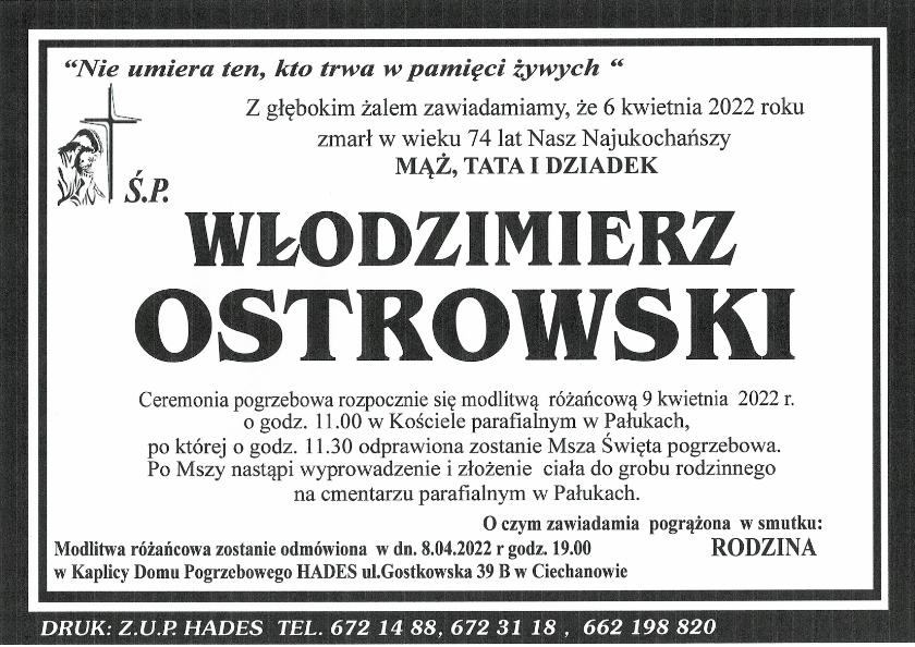 WŁODZIMIERZ OSTROWSKI