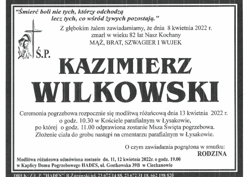 KAZIMIERZ WILKOWSKI
