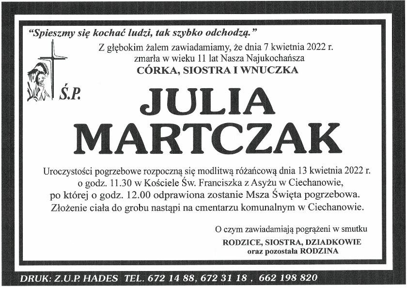 JULIA MARTCZAK