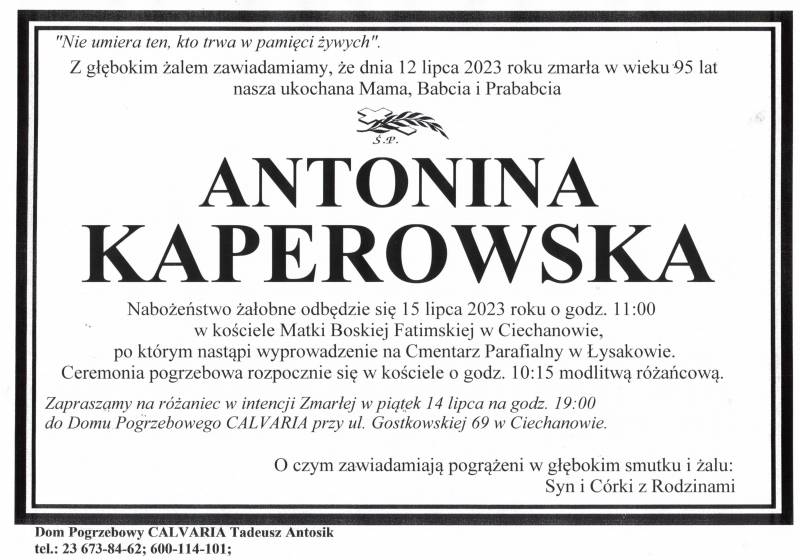Antonina Kaperowska