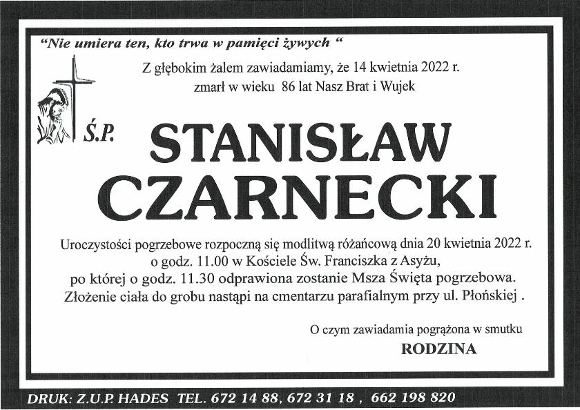 STANISŁAW CZARNECKI