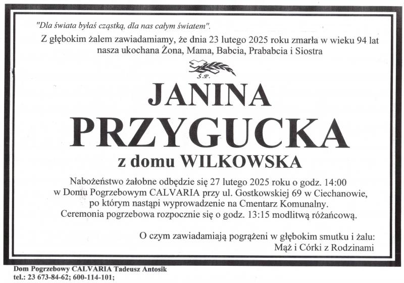 Janina Przygucka