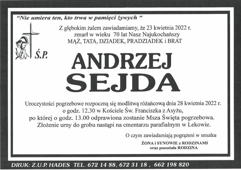ANDRZEJ SEJDA