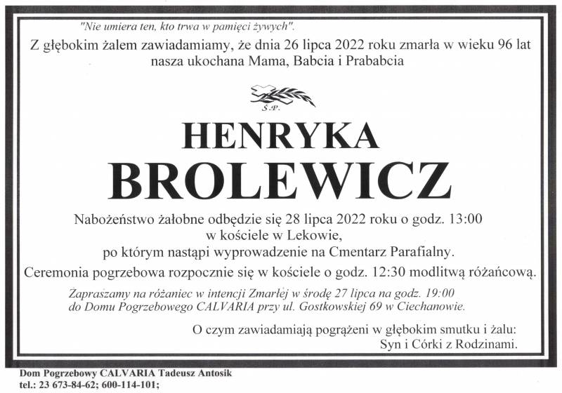 Henryka Brolewicz