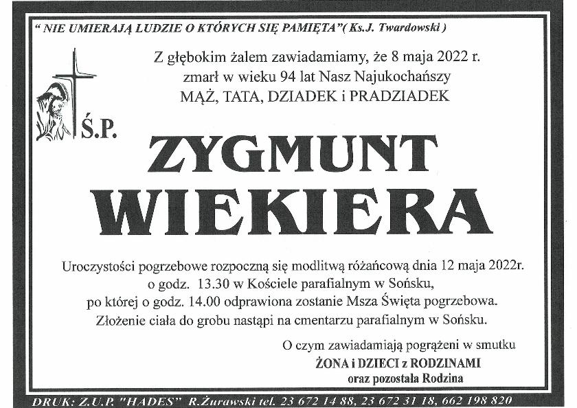 ZYGMUNT WIEKIERA
