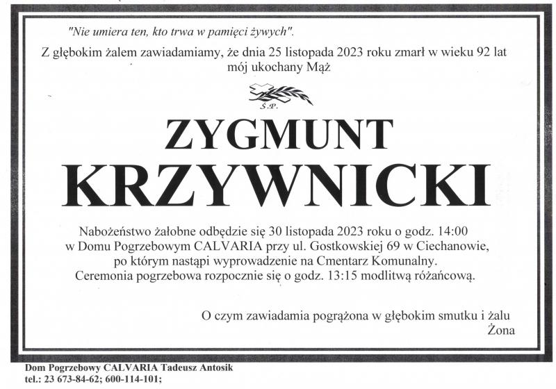 Zygmunt Krzywnicki