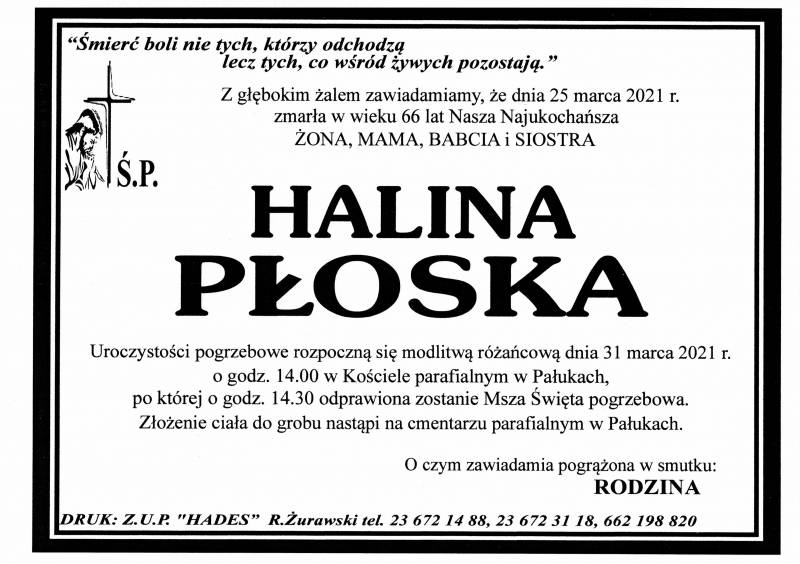 HALINA PŁOSKA