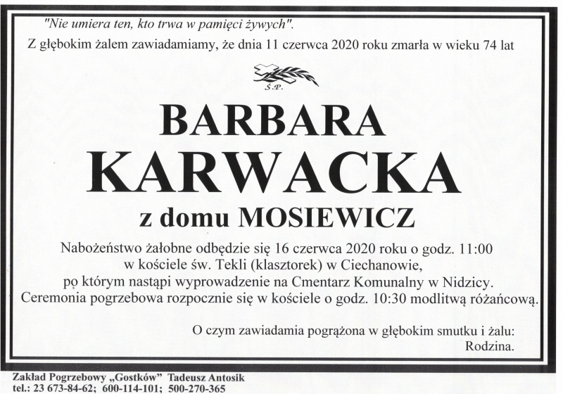 Barbara Karwacka