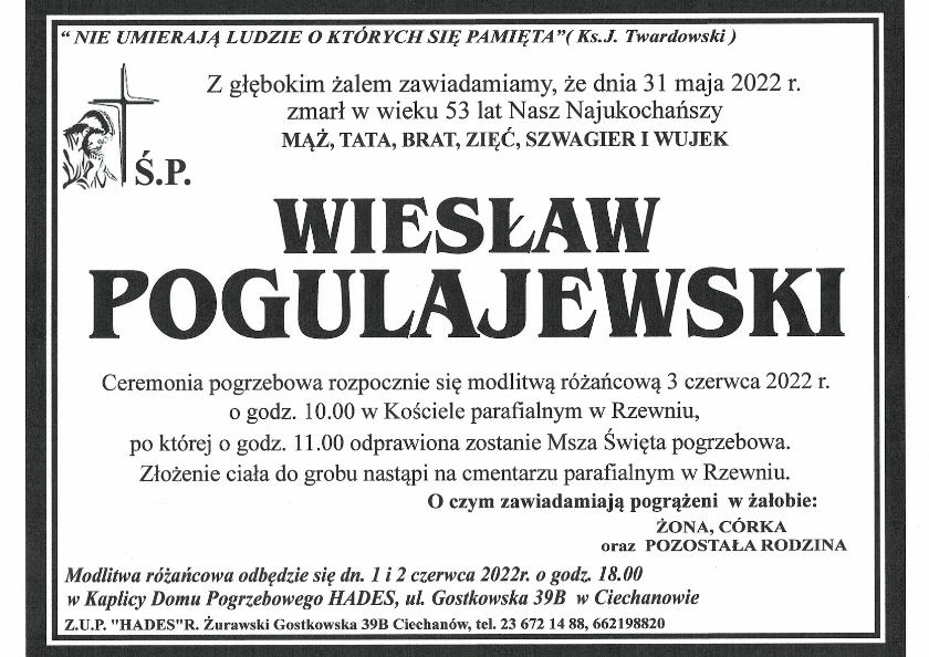 WIESŁAW POGULAJEWSKI