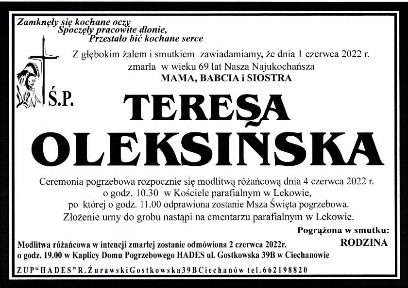 TERESA OLEKSIŃSKA