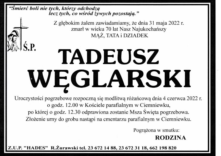 TADEUSZ WĘGLARSKI