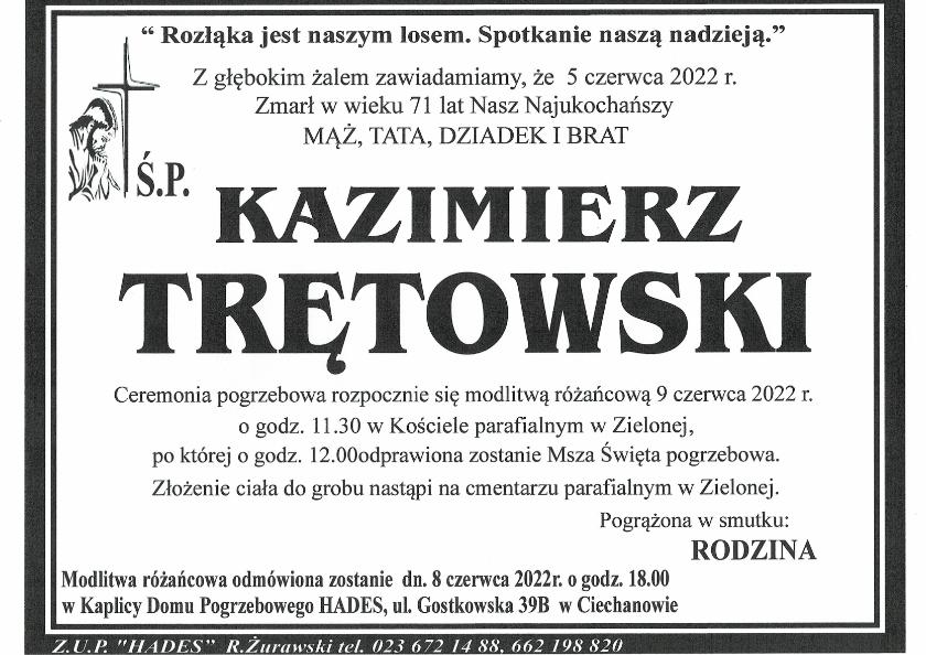 KAZIMIERZ TRĘTOWSKI