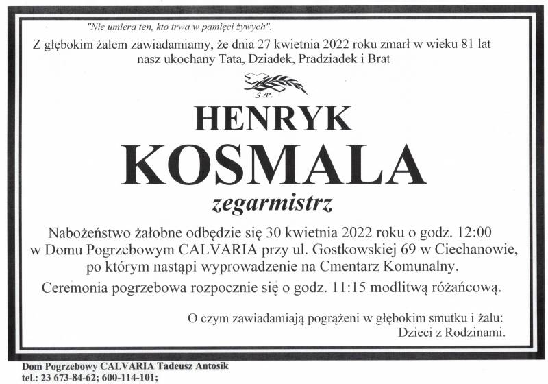 Henryk Kosmala