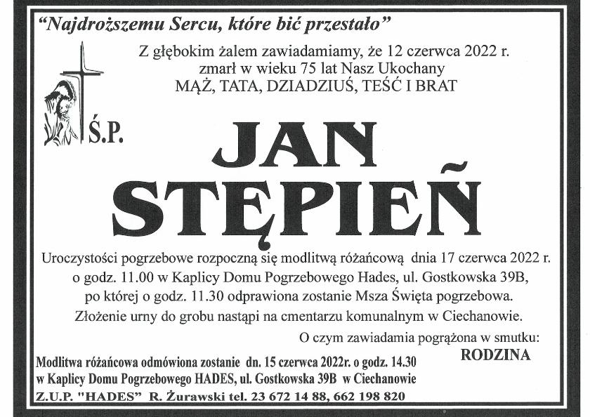 JAN STĘPIEŃ