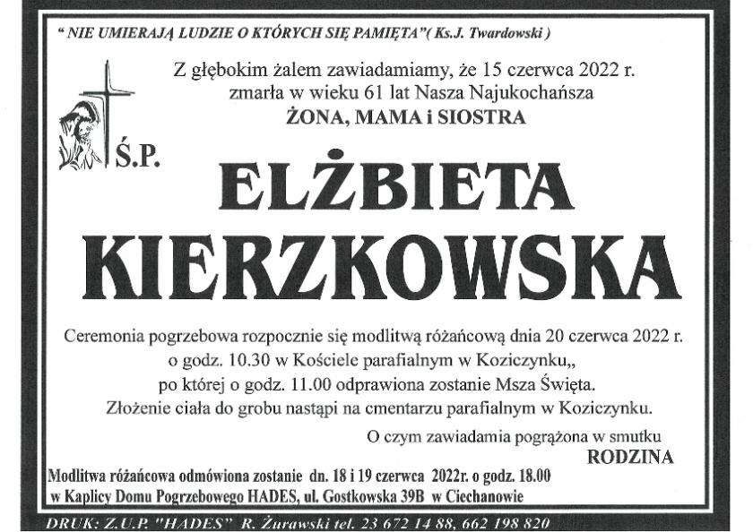 ELŻBIETA KIERZKOWSKA