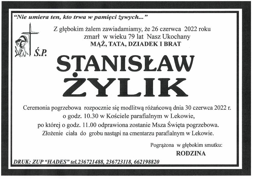 STANISŁAW ŻYLIK