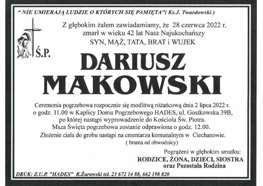 DARIUSZ MAKOWSKI