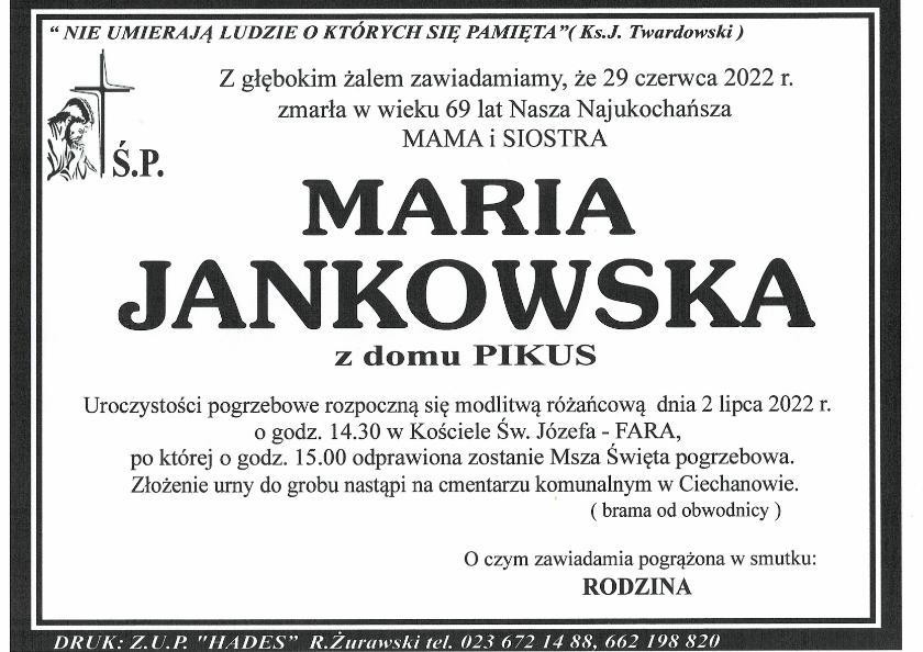 MARIA JANKOWSKA