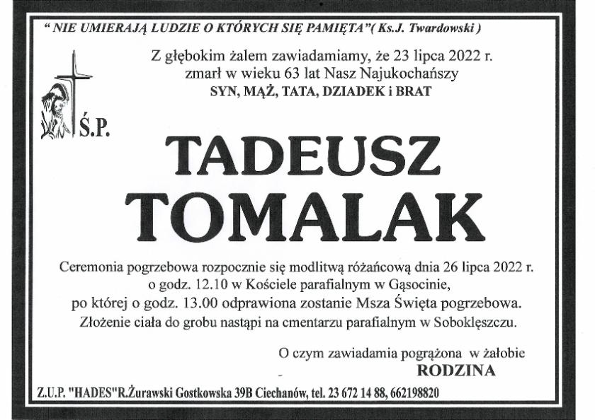 TOMALAK TADEUSZ