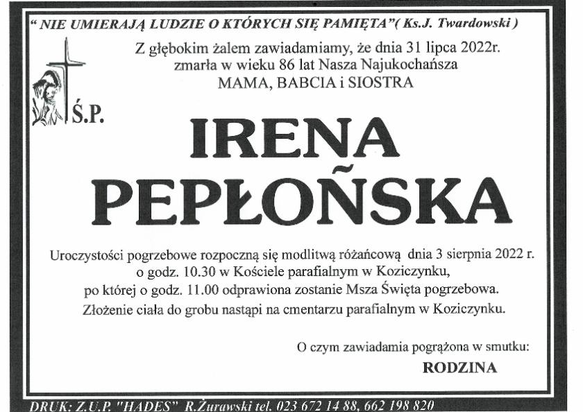 IRENA PEPŁOŃSKA