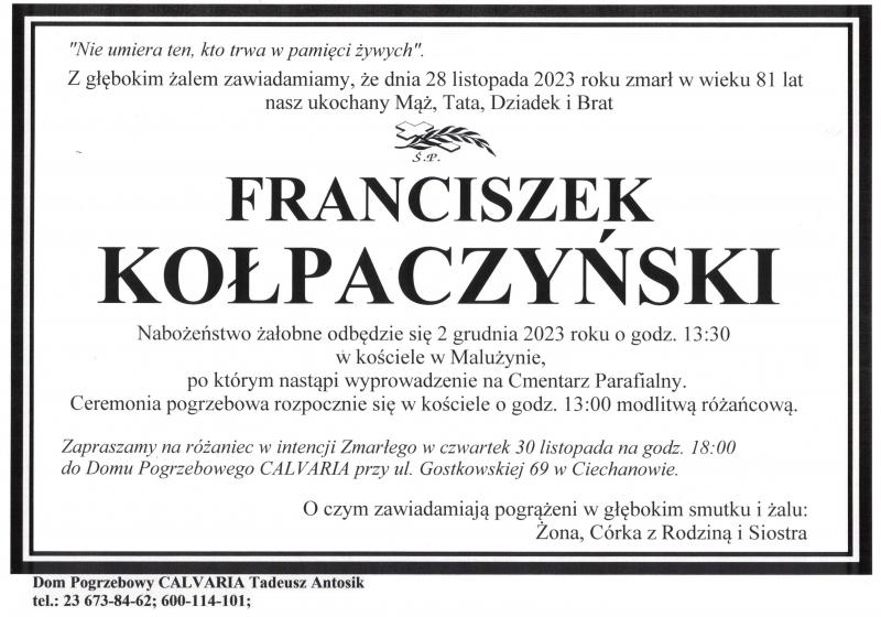 Franciszek Kołpaczyński
