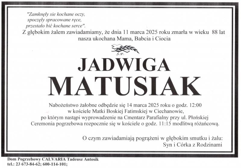 Jadwiga Matusiak