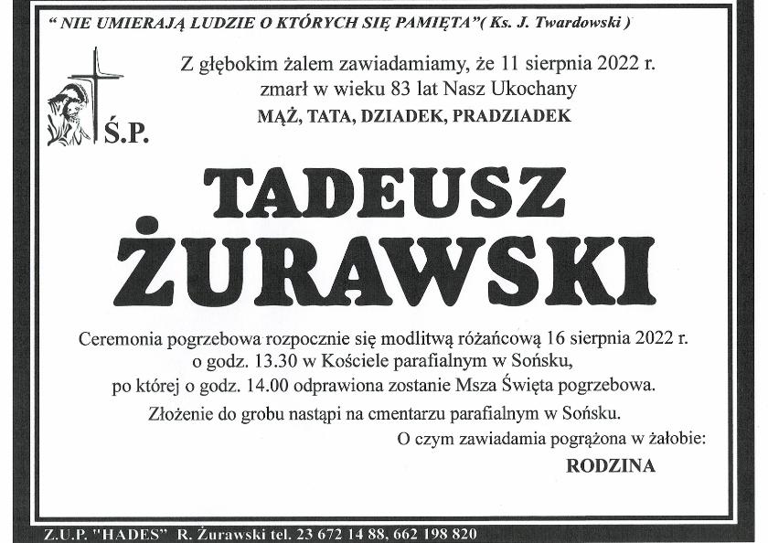 TADEUSZ ŻURAWSKI
