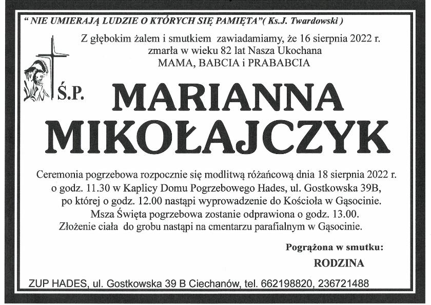 MARIANNA MIKOŁAJCZYK