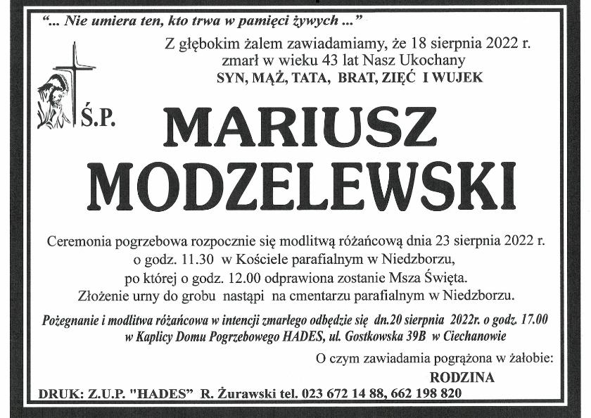 MARIUSZ MODZELEWSKI