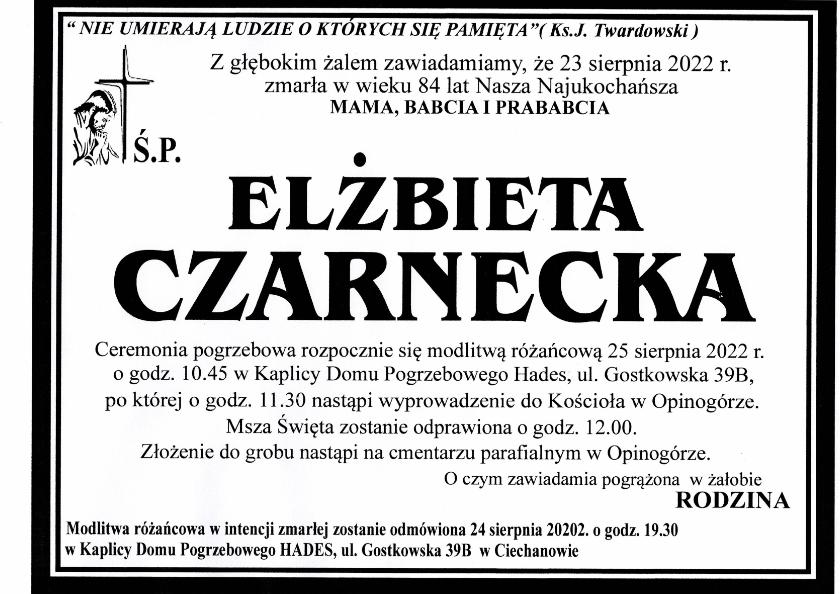 ELŻBIETA CZARNECKA