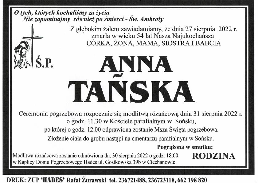 ANNA TAŃSKA 