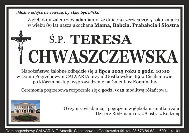 Teresa Chwaszczewska