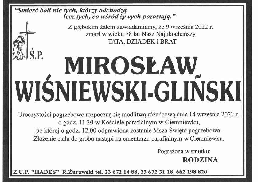 MIROSŁAW WIŚNIEWSKI-GLIŃSKI