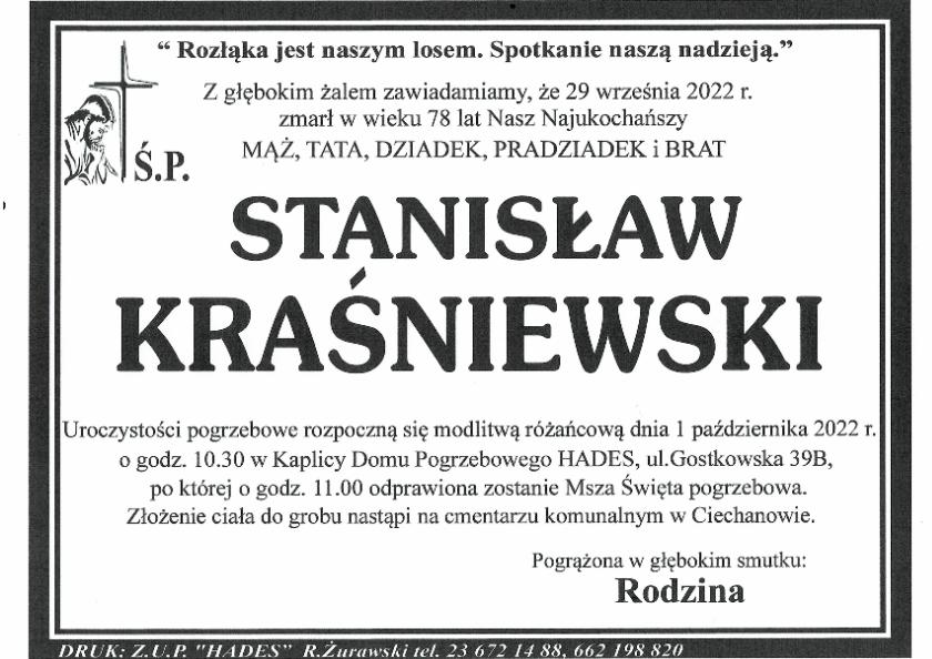 STANISŁAW KRAŚNIEWSKI