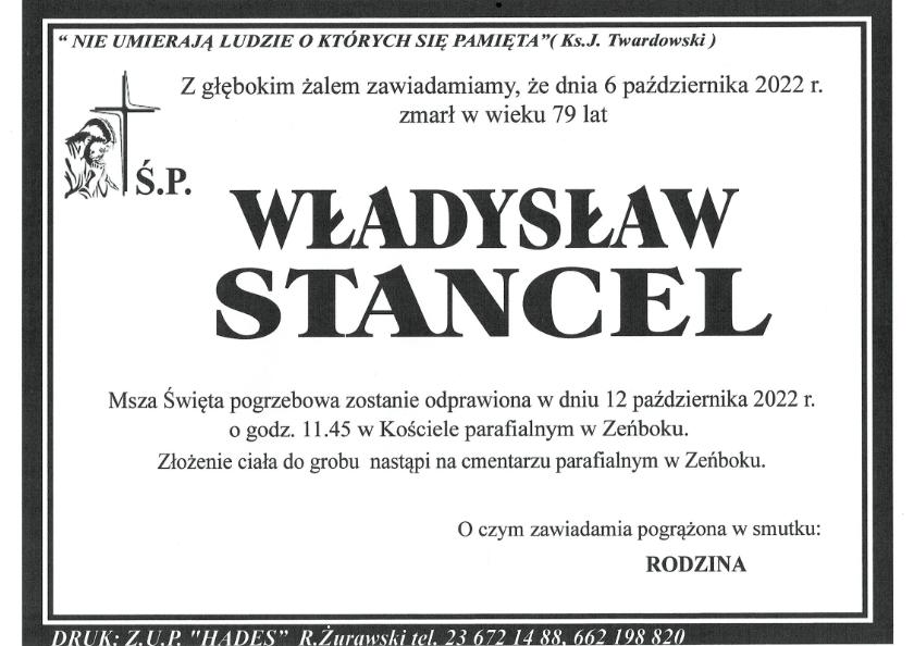 WŁADYSŁAW STANCEL