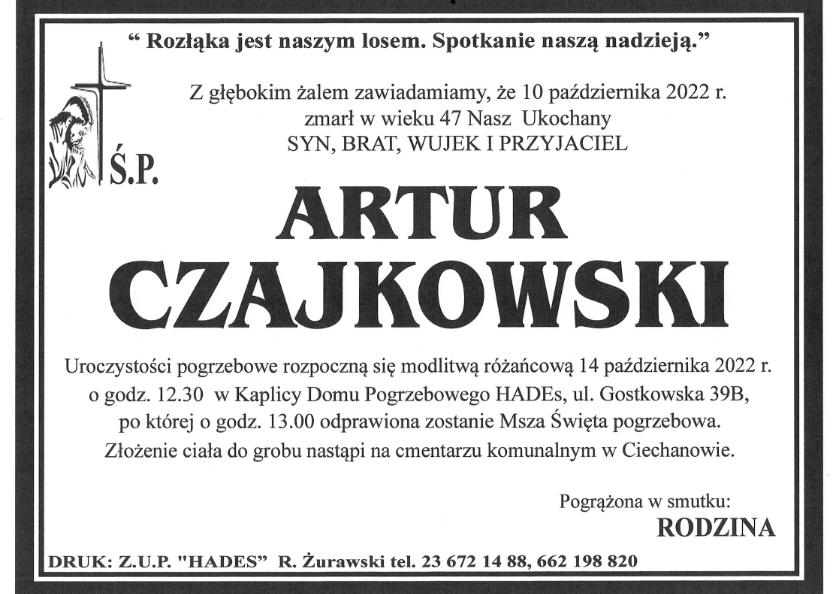 ARTUR CZAJKOWSKI