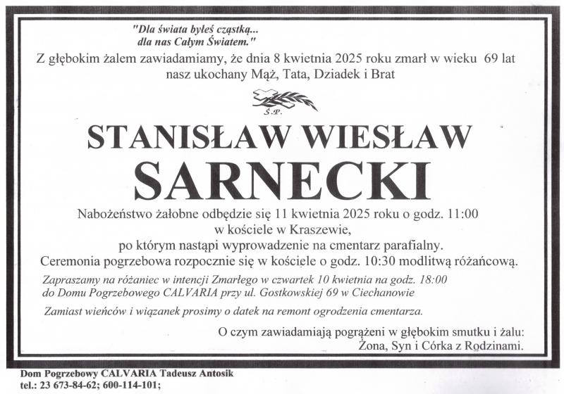 Stanisław Wiesław Sarnecki