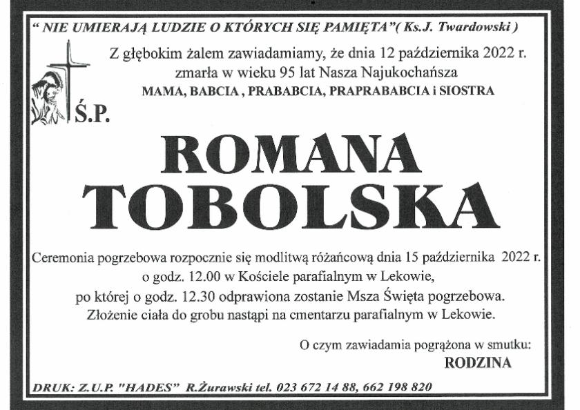 ROMANA TOBOLSKA
